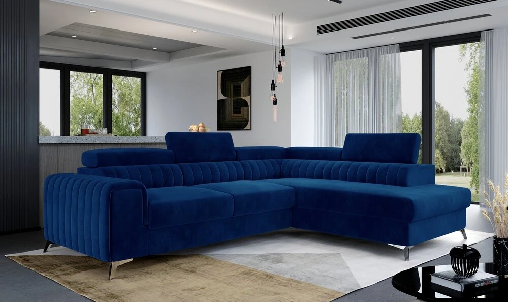 Peterborough corner sofa bed with storage K09
