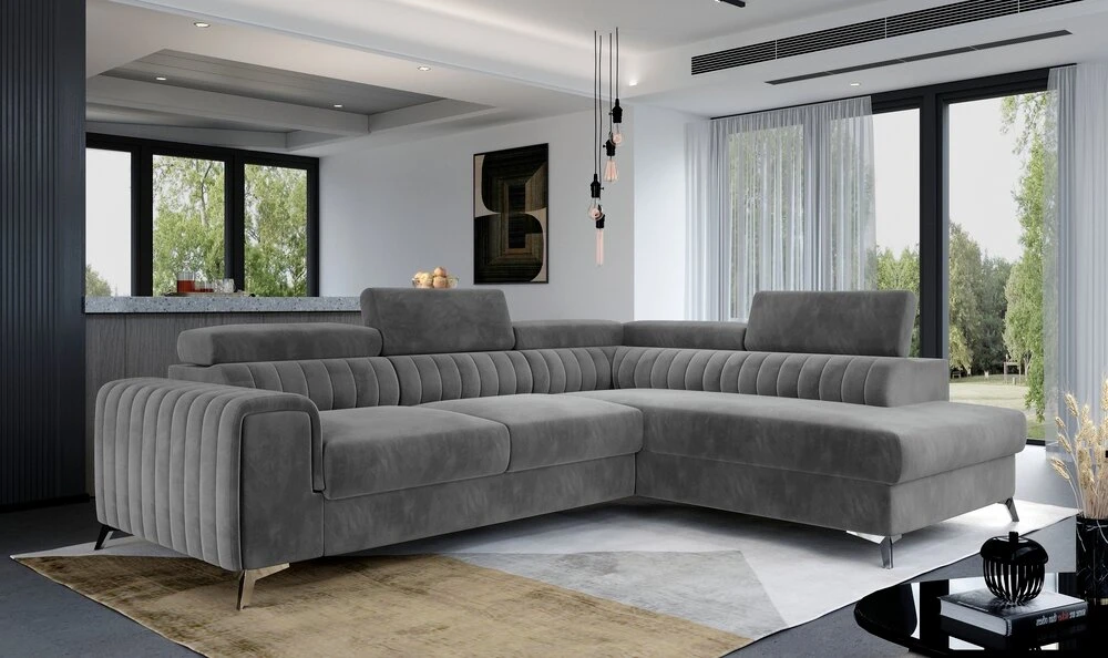 Peterborough corner sofa bed with storage P06